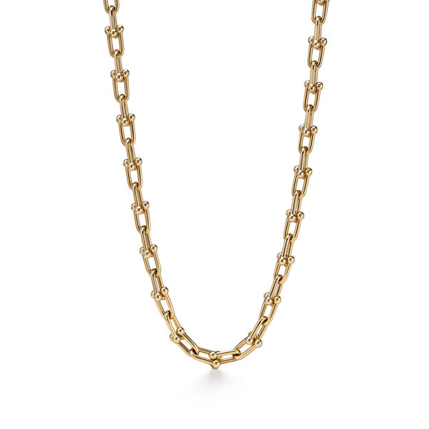 Tiffany HardWear:Medium Link Necklace in Yellow Gold