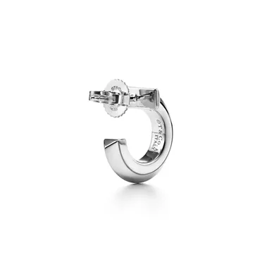 Tiffany T:T1 Hoop Earrings in White Gold, 3
