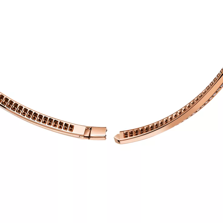Tiffany T:T1 Pavé Diamond Necklace in Rose Gold, 4