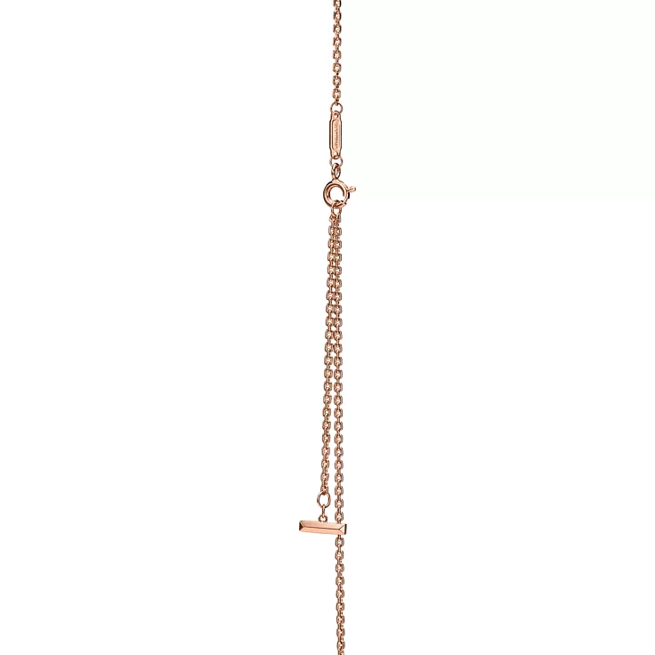 Tiffany T:T1 Circle Pendant in Rose Gold, Small, 4