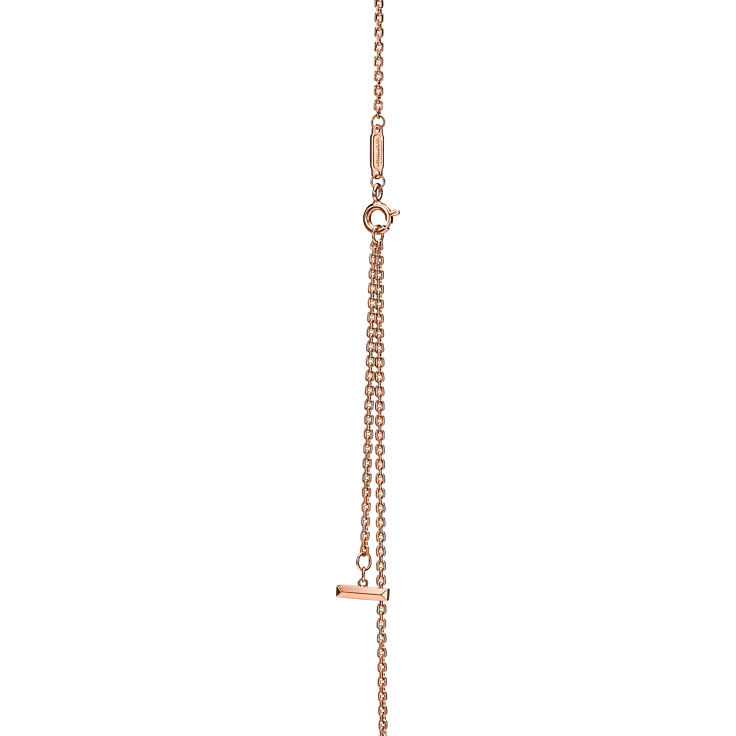 Tiffany T:T1 Circle Pendant in Rose Gold, Small image number 4