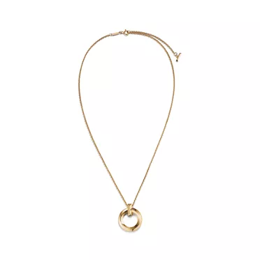 Tiffany T:T1 Circle Pendant in Yellow Gold, Small, 2