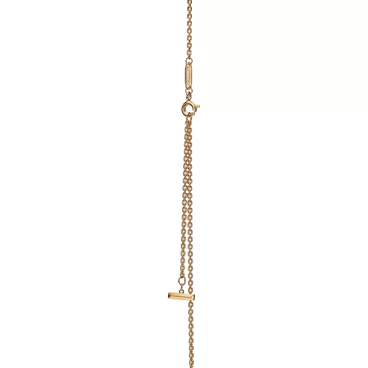 Tiffany T:T1 Circle Pendant in Yellow Gold, Small, 4