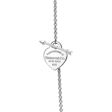 Return to Tiffany®:Lovestruck Heart Tag Pendant in Silver, Small, 3