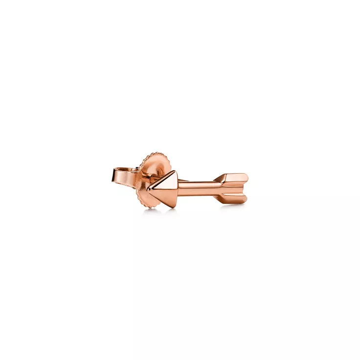 Return to Tiffany®:Lovestruck Heart Tag & Arrow Earrings in Silver and Rose Gold, 4