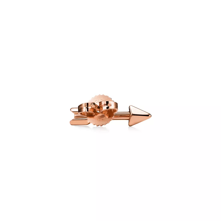 Return to Tiffany®:Lovestruck Heart Tag & Arrow Earrings in Silver and Rose Gold, 6