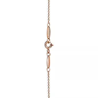Elsa Peretti®:Bean® design Pendant in Rose Gold, 18 mm, 3