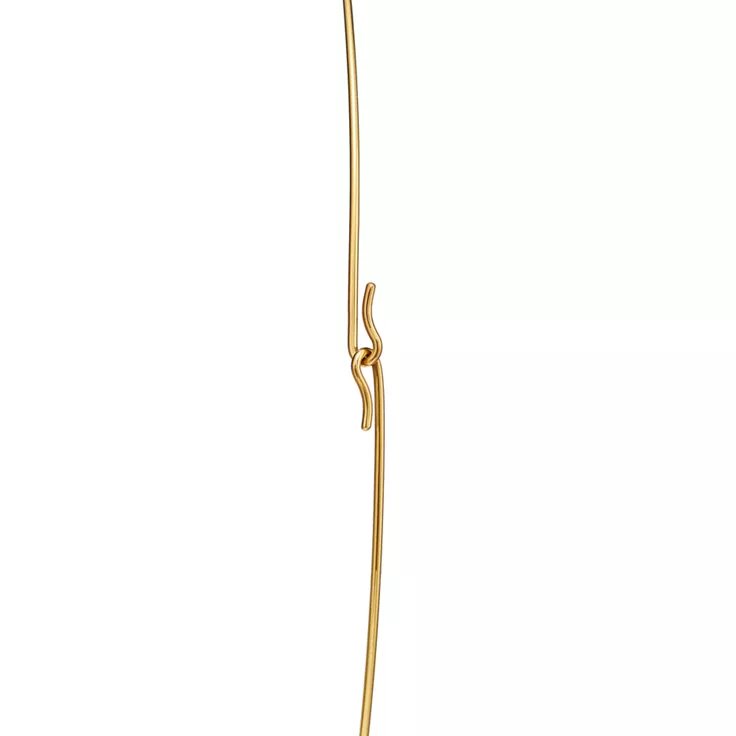 Elsa Peretti®:Bean® design Wire Necklace in Yellow Gold, 20 mm, 4