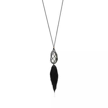 Elsa Peretti®:Bean® design Necklace of Rock Crystal, 2