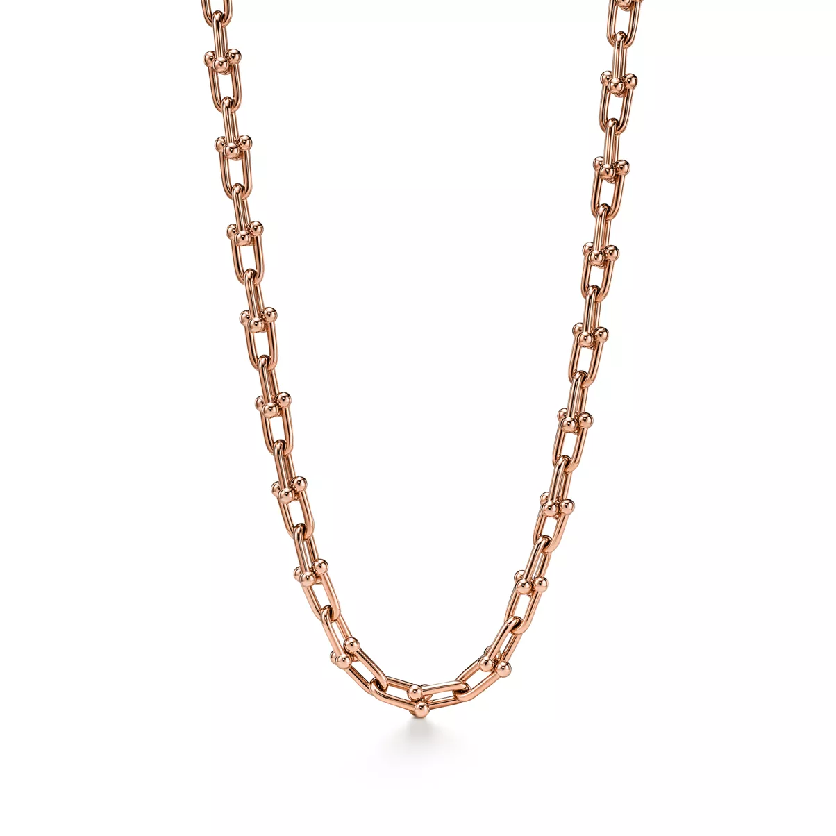 Halskette mit mittelgro&szlig;en Gliedern in Ros&eacute;gold