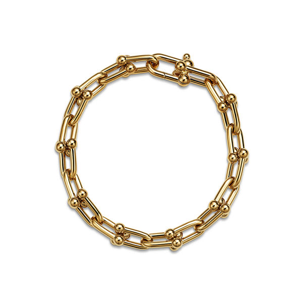 Tiffany HardWear:Medium Link Bracelet in Yellow Gold