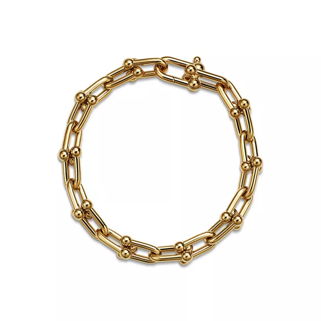 Tiffany HardWear:Medium Link Bracelet in Yellow Gold image number 0