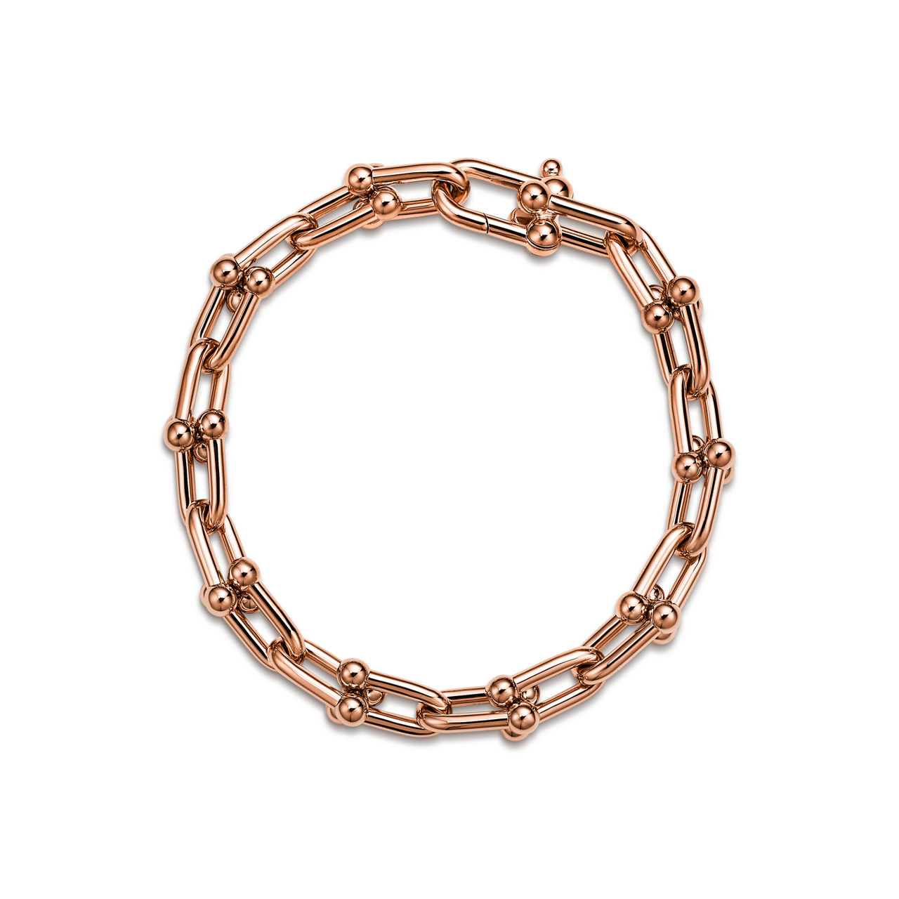 Tiffany HardWear:Medium Link Bracelet in Rose Gold image number 0