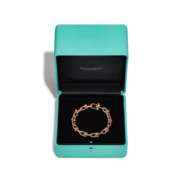 Tiffany HardWear:Bracelet &agrave; maillons en or rose 18 carats, Medium, 3