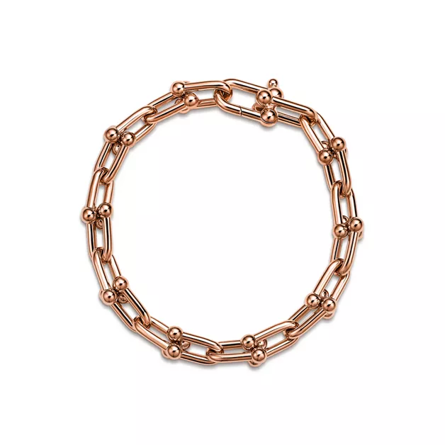 Tiffany HardWear:Medium Link Bracelet in Rose Gold image number 0