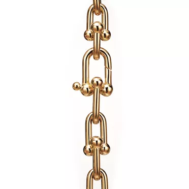 Tiffany HardWear:Medium Link Bracelet in Yellow Gold with Diamonds, 3