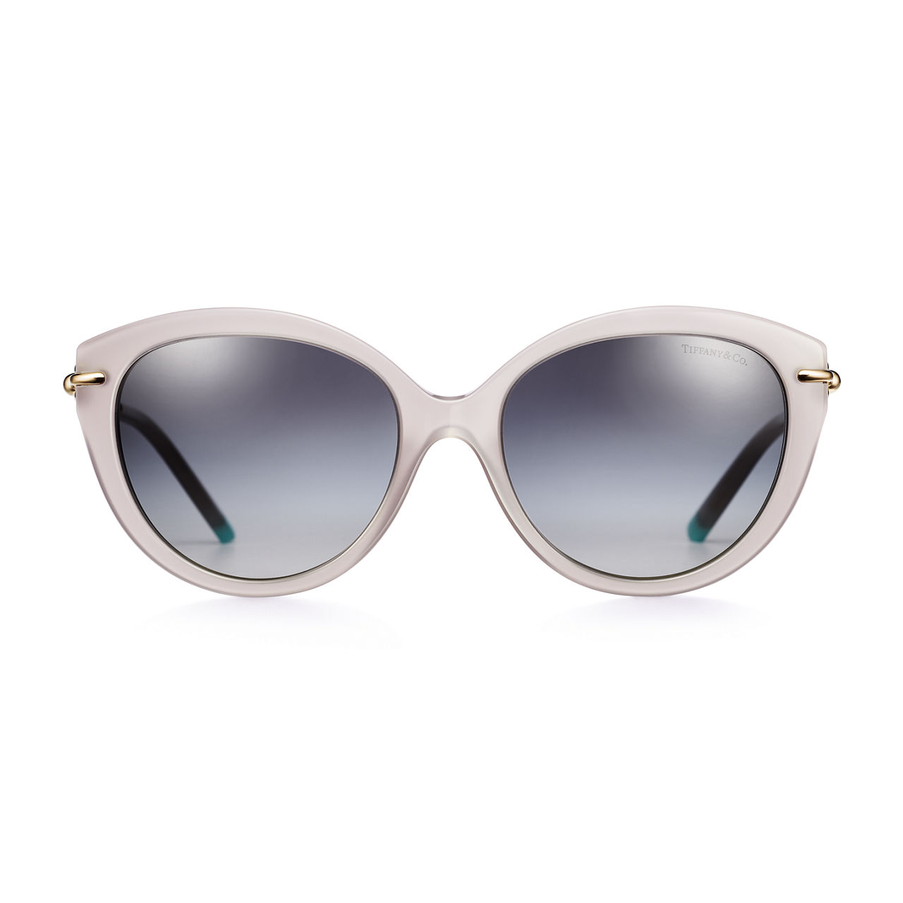 Gafas de sol en acetato gris ópalo con cristales grises