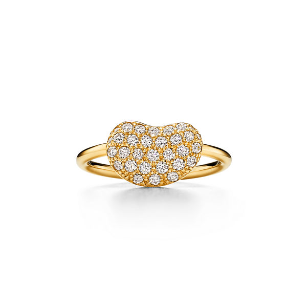 Elsa Peretti®:Bean Design Wire Ring in Gelbgold, 12 mm