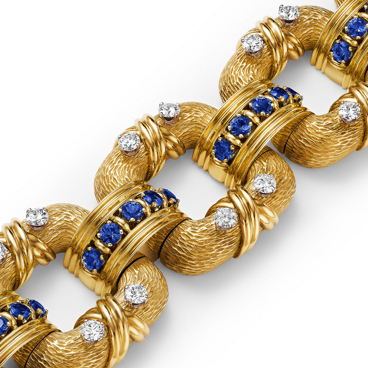 Jean Schlumberger by Tiffany:Cooper Bracelet in Yellow Gold and Platinum image number 2