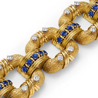 Collezione Jean Schlumberger by Tiffany:Bracciale Cooper in oro giallo e platino, 2