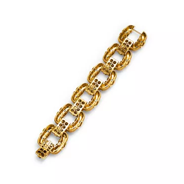 Collezione Jean Schlumberger by Tiffany:Bracciale Cooper in oro giallo e platino, 3