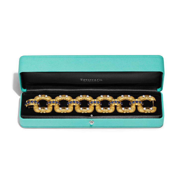 Jean Schlumberger by Tiffany:Cooper Bracelet in Yellow Gold and Platinum image number 4