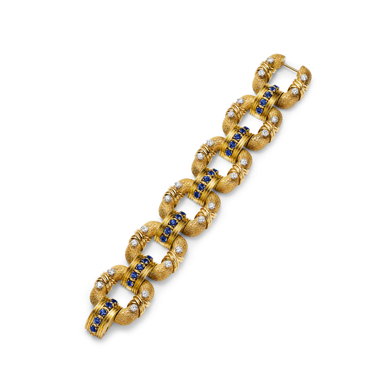 Cooper Bracelet in Yellow Gold and Platinum