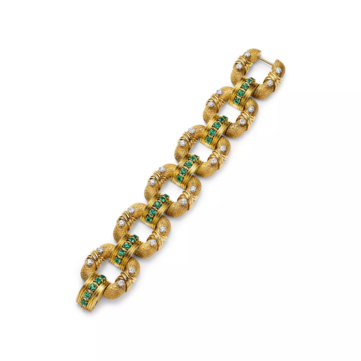 Cooper Bracelet in Yellow Gold and Platinum
