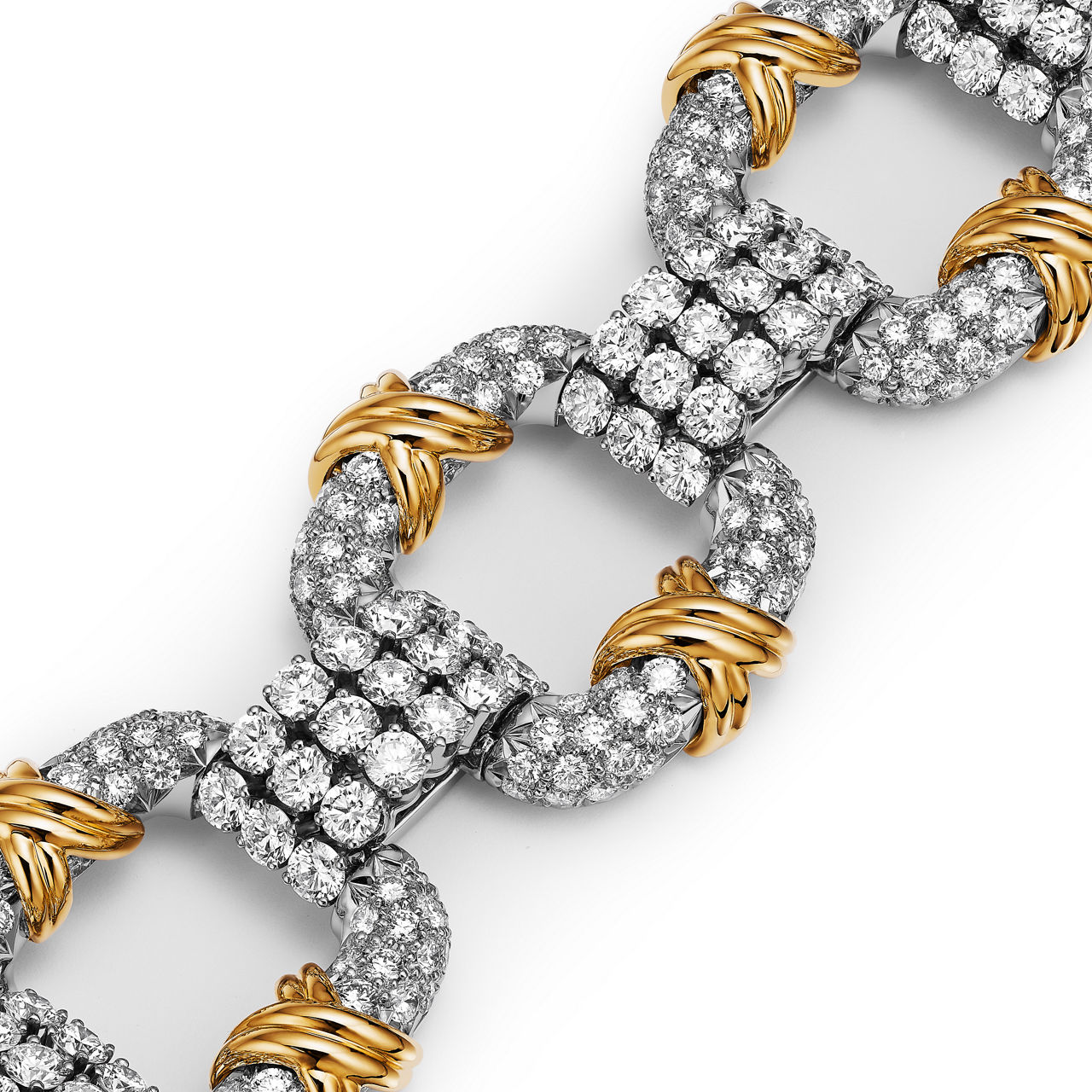 Jean Schlumberger by Tiffany:Cooper Bracelet in Platinum and Yellow Gold image number 2