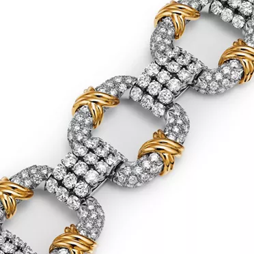 Jean Schlumberger by Tiffany:Cooper Bracelet in Platinum and Yellow Gold, 2