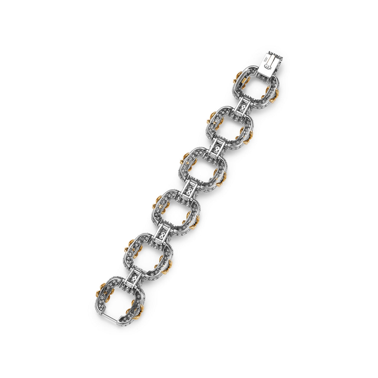 Jean Schlumberger by Tiffany:Cooper Bracelet in Platinum and Yellow Gold image number 3