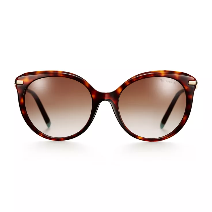 Tiffany Victoria&reg;:Sunglasses in Tortoise Acetate with Gradient Brown Lenses, 1