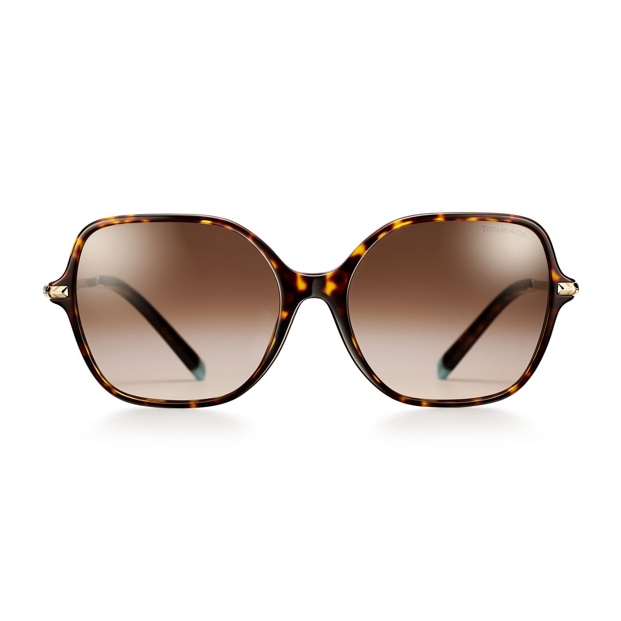 Gafas de sol en acetato carey con cristales en marrón degradado