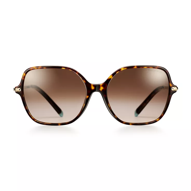 Wheat Leaf:Sunglasses in Tortoise Acetate with Gradient Brown Lenses, 1