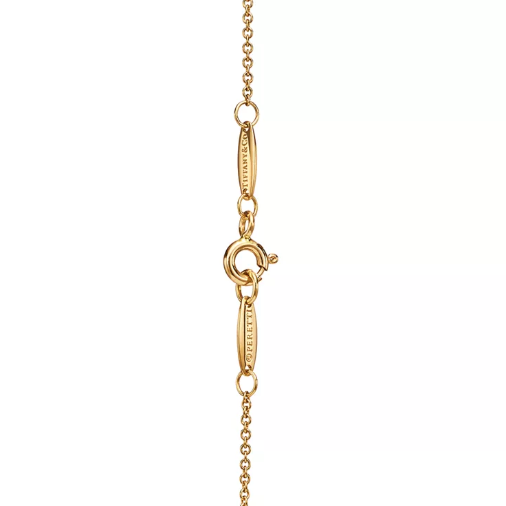 Elsa Peretti® Diamonds by the Yard®:Sprinkle Necklace in Yellow Gold, 5