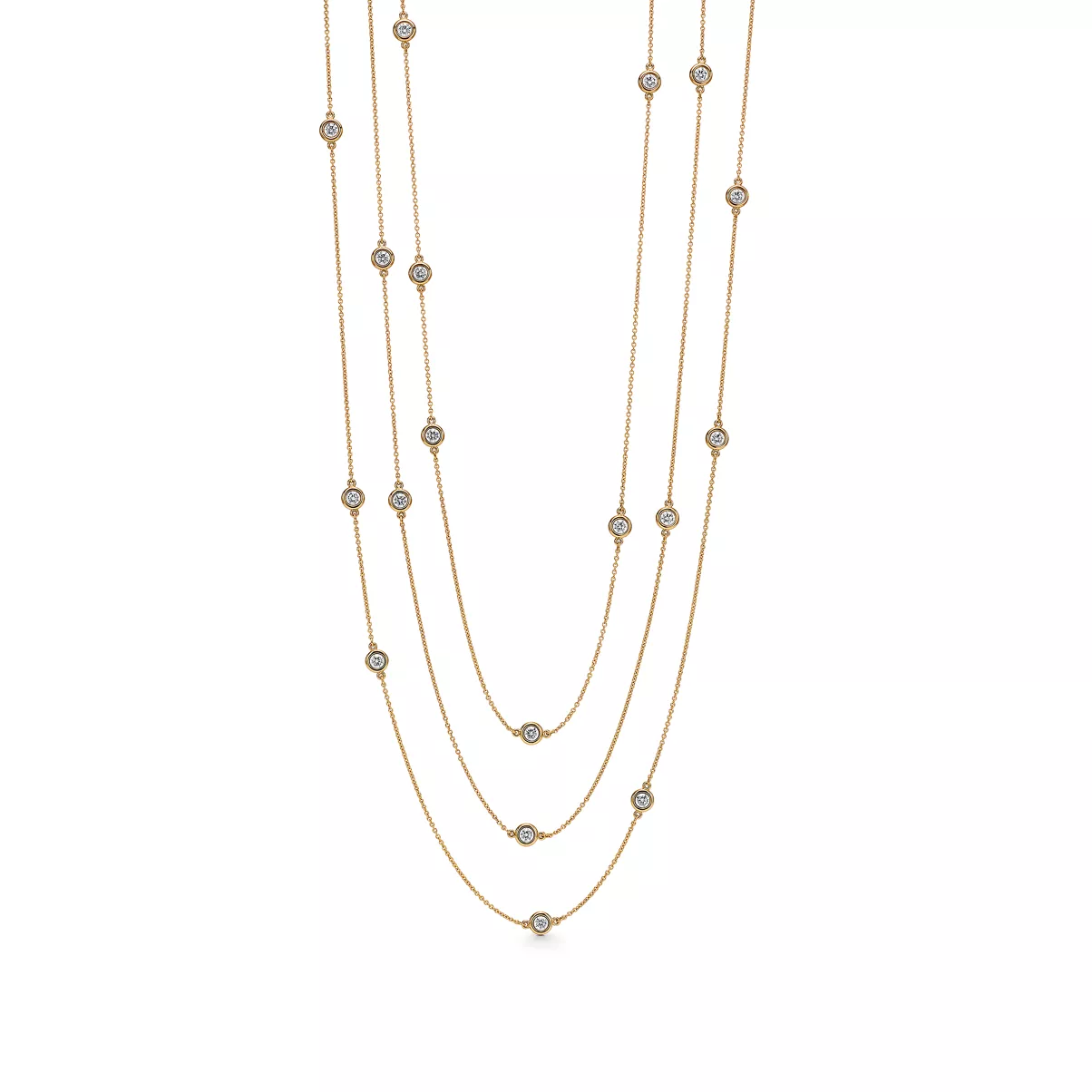 Diamonds by the Yard&reg; Sprinkle Necklace in Yellow Gold