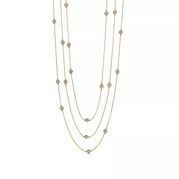 Sprinkle Halskette in Gelbgold