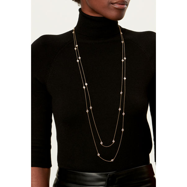 Elsa Peretti® Diamonds by the Yard®:Sprinkle Necklace in Yellow Gold