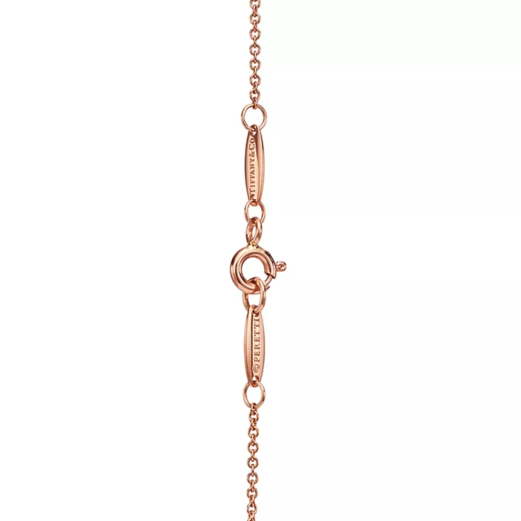 Elsa Peretti®:Sprinkle Necklace in Rose Gold, 5