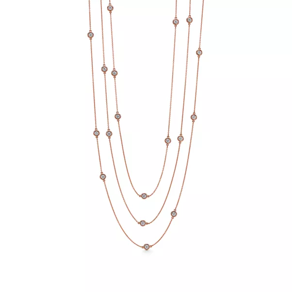 Sprinkle Halskette in Roségold