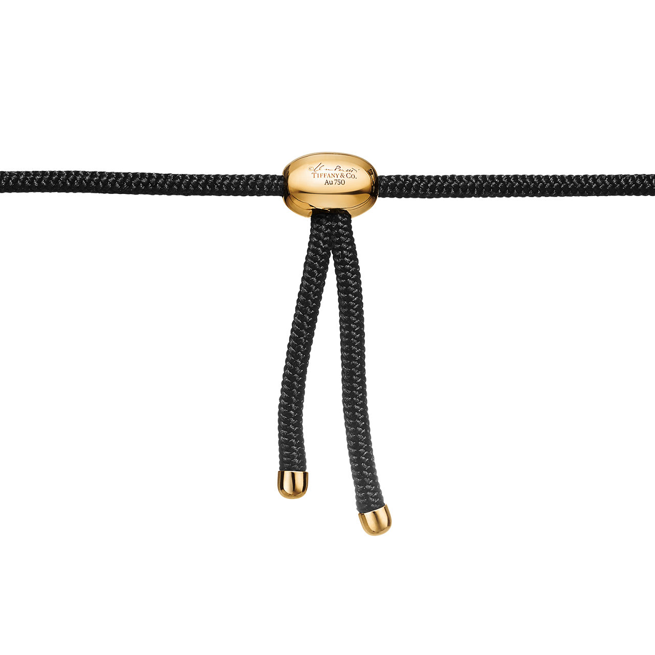 Elsa Peretti®:Bean® design Necklace in Yellow Gold with Green Jade, 29 x 50 mm image number 3