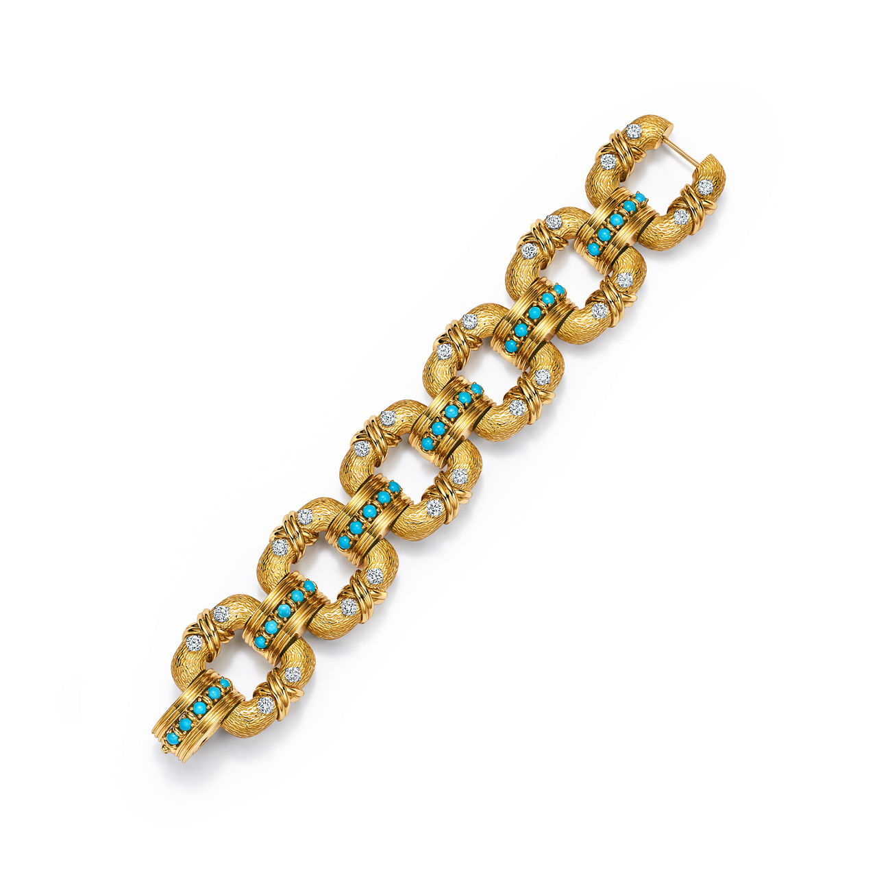 Cooper Bracelet in Yellow Gold and Platinum