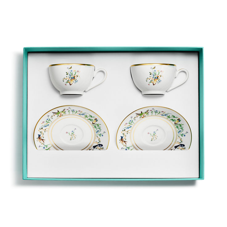 Tiffany Jardin:Teetasse und Untertasse aus Porzellan, 2er-Set Bildnummer 2