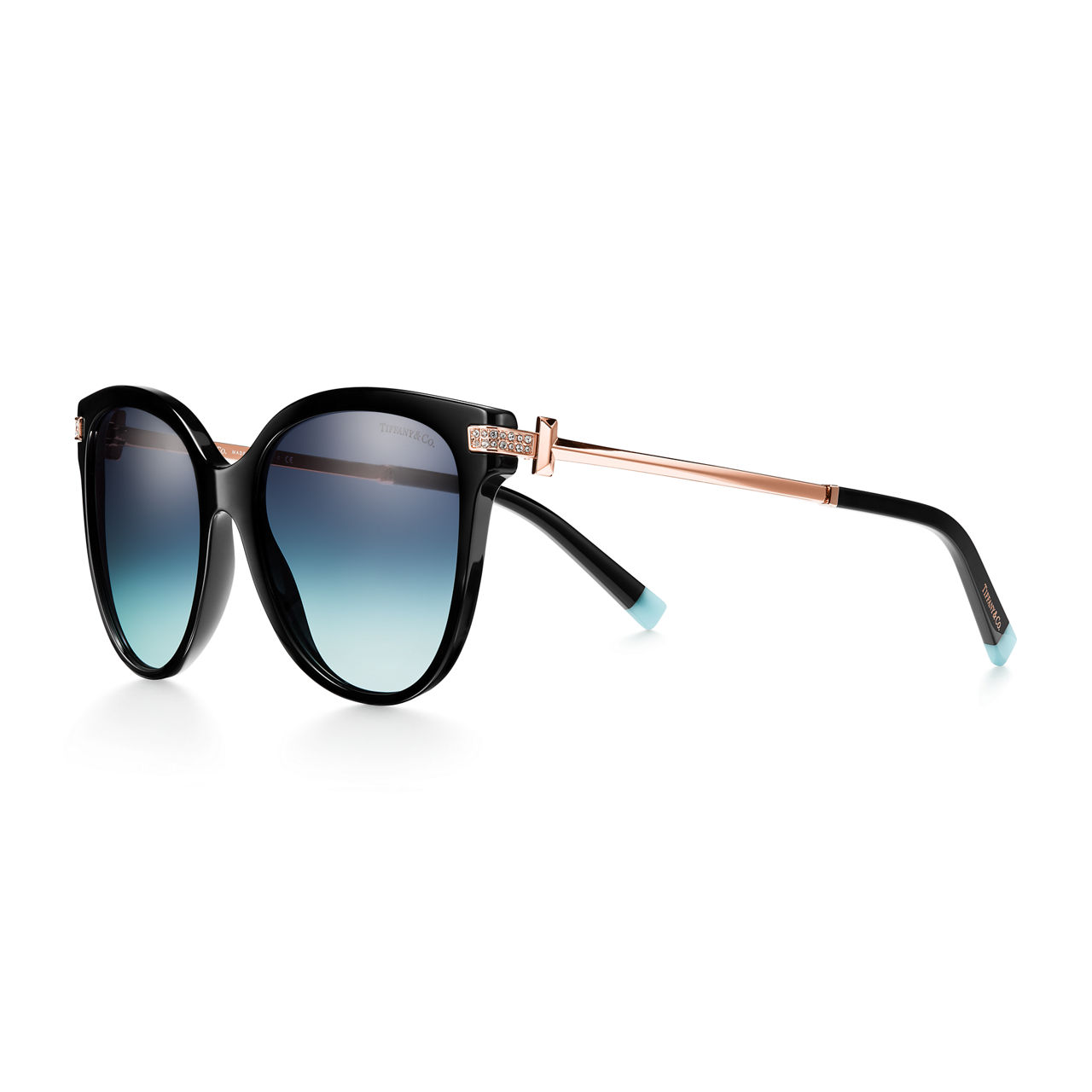 Tiffany T:Sunglasses in Opal Taupe Acetate with Gradient 