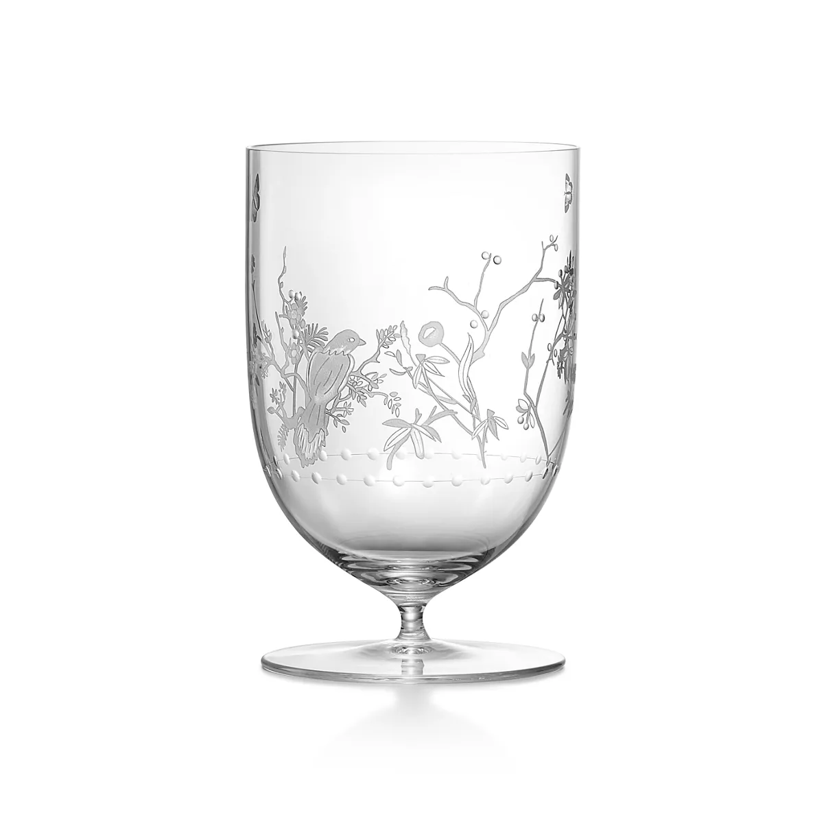 Water Glass in Hand-etched Glass