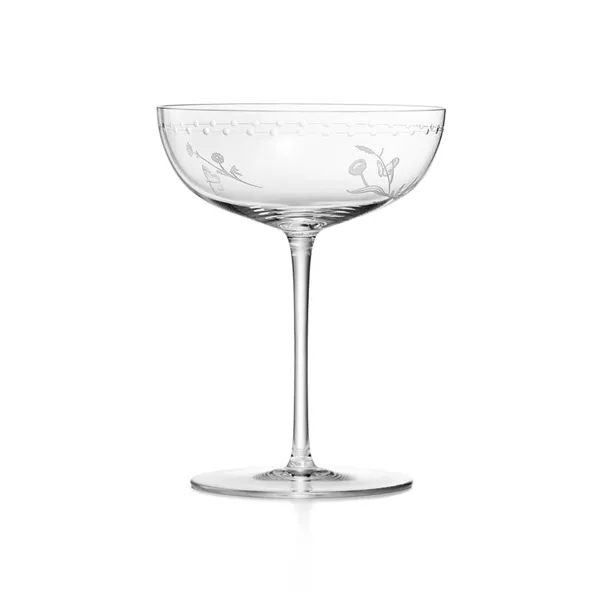 Coupe in Hand-etched Glass