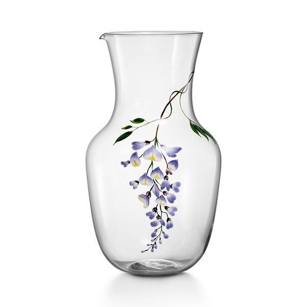 Tiffany Wisteria:Pitcher in Glass