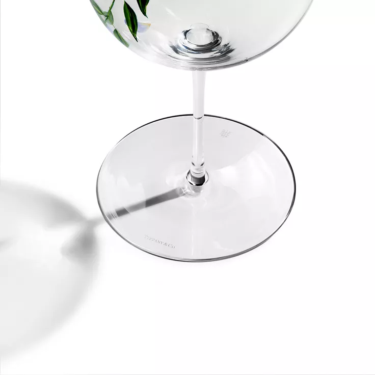Tiffany Wisteria:Red Wine Glass in Glass, 1