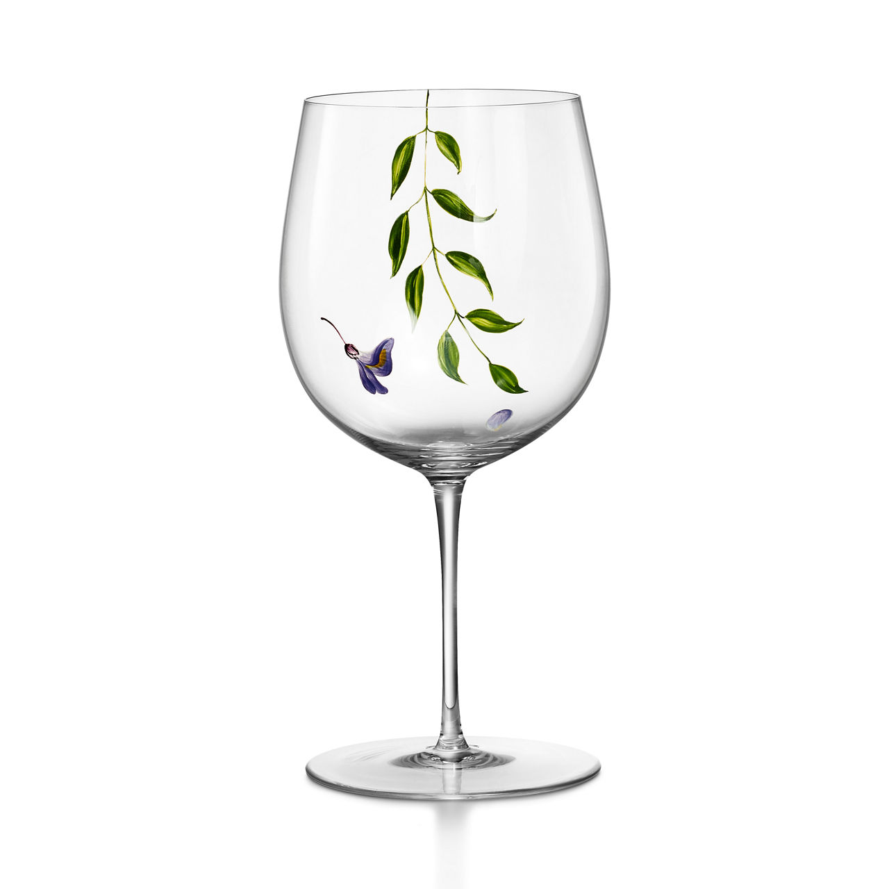 Tiffany Wisteria:Rotweinglas aus Glas Bildnummer 0