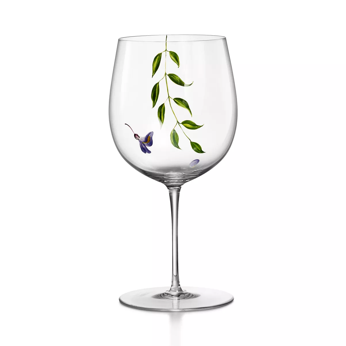 Red Wine Glass in Glass